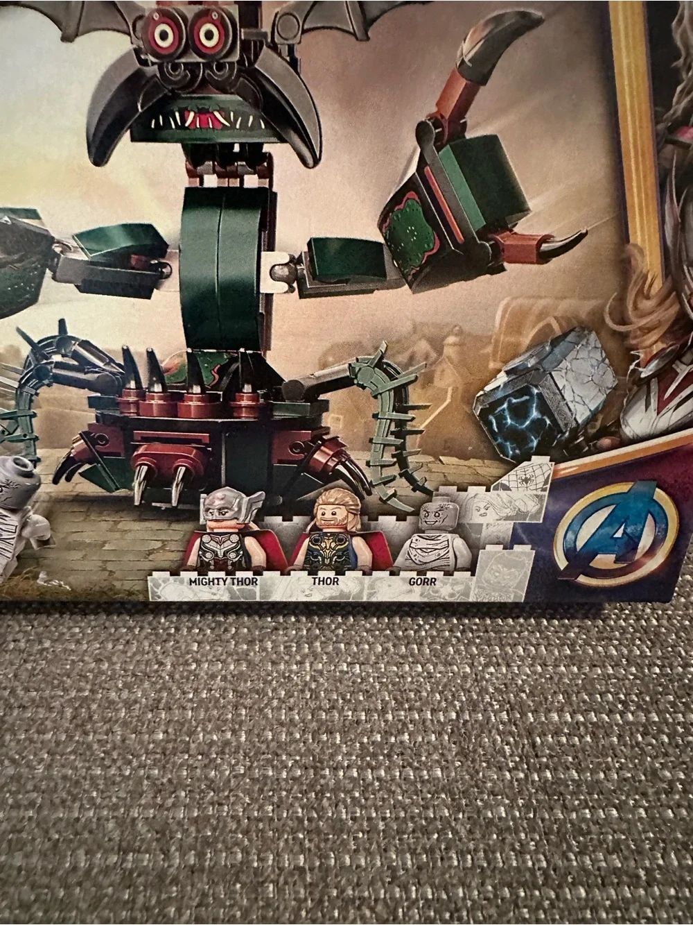 LEGO Marvel Green and Black Demon Creature Building Set 76207